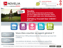 Tablet Screenshot of novelia.fr